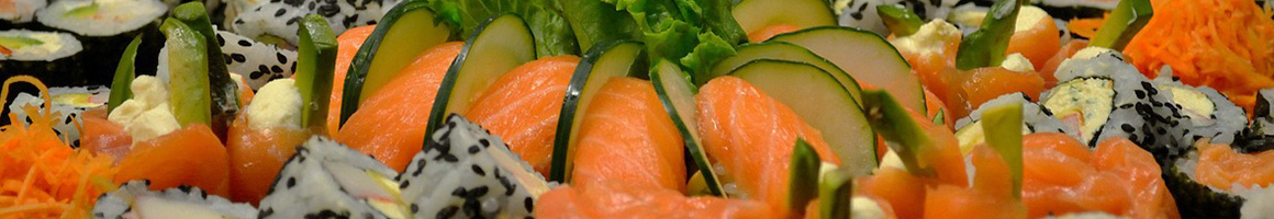 Eating Asian Fusion Japanese Sushi at Nagoya Fusion sushi restaurant in Brooklyn, NY.